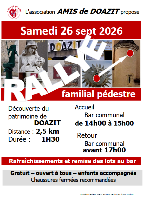 Rallye pédestre familial