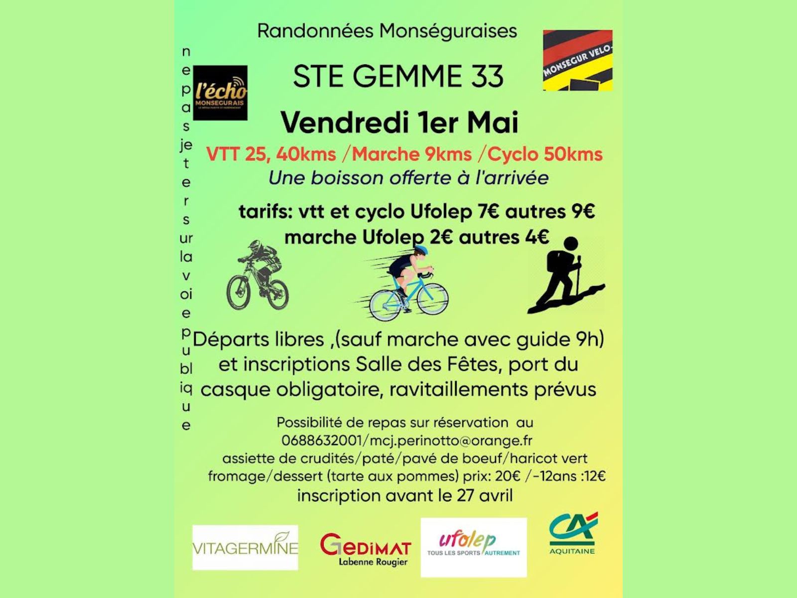 Randonnées Monséguraises