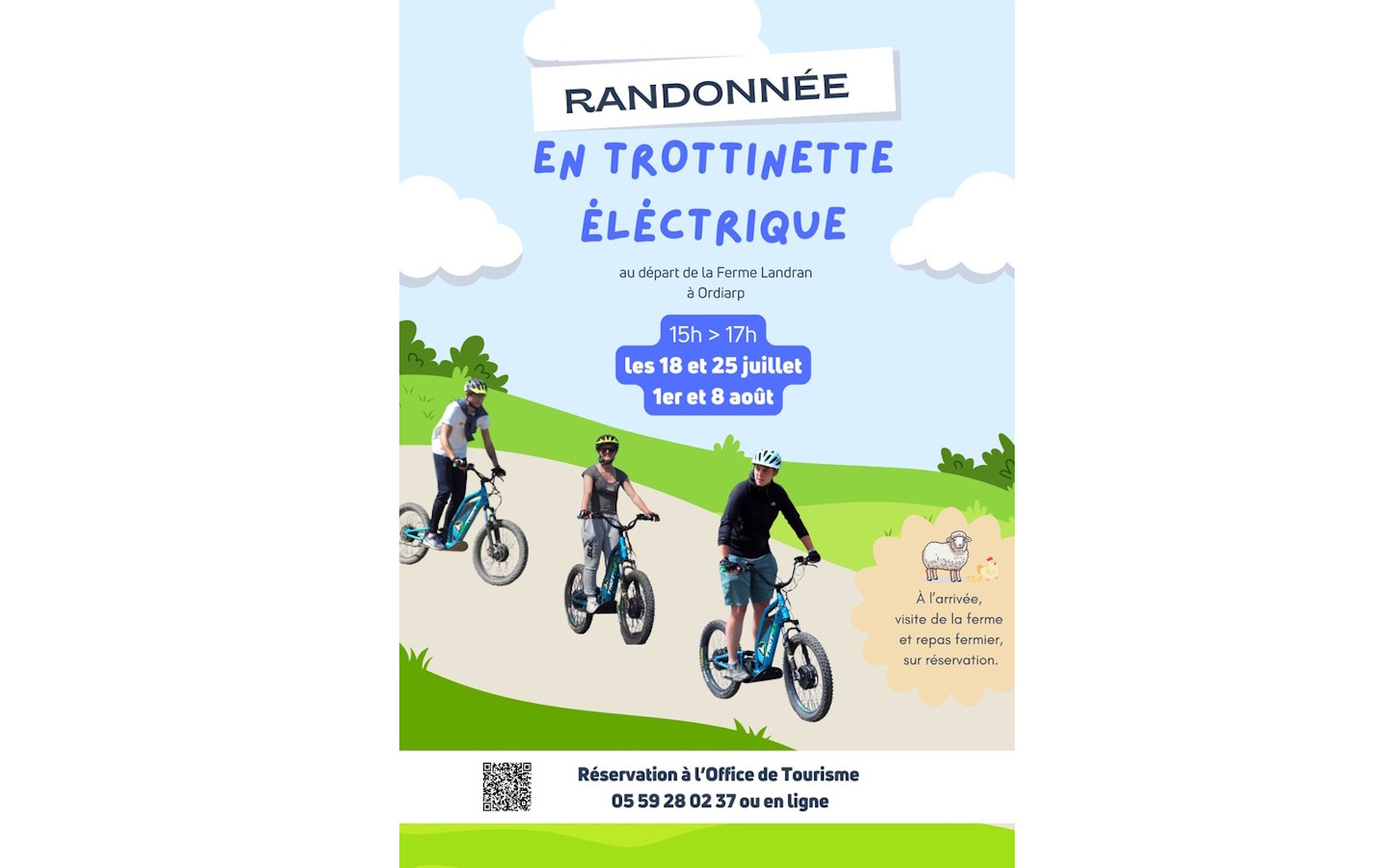 Randonnée en trottinette électrique