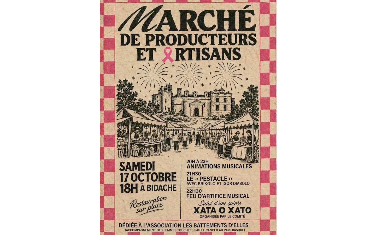 Refêtes et feu d'artifice