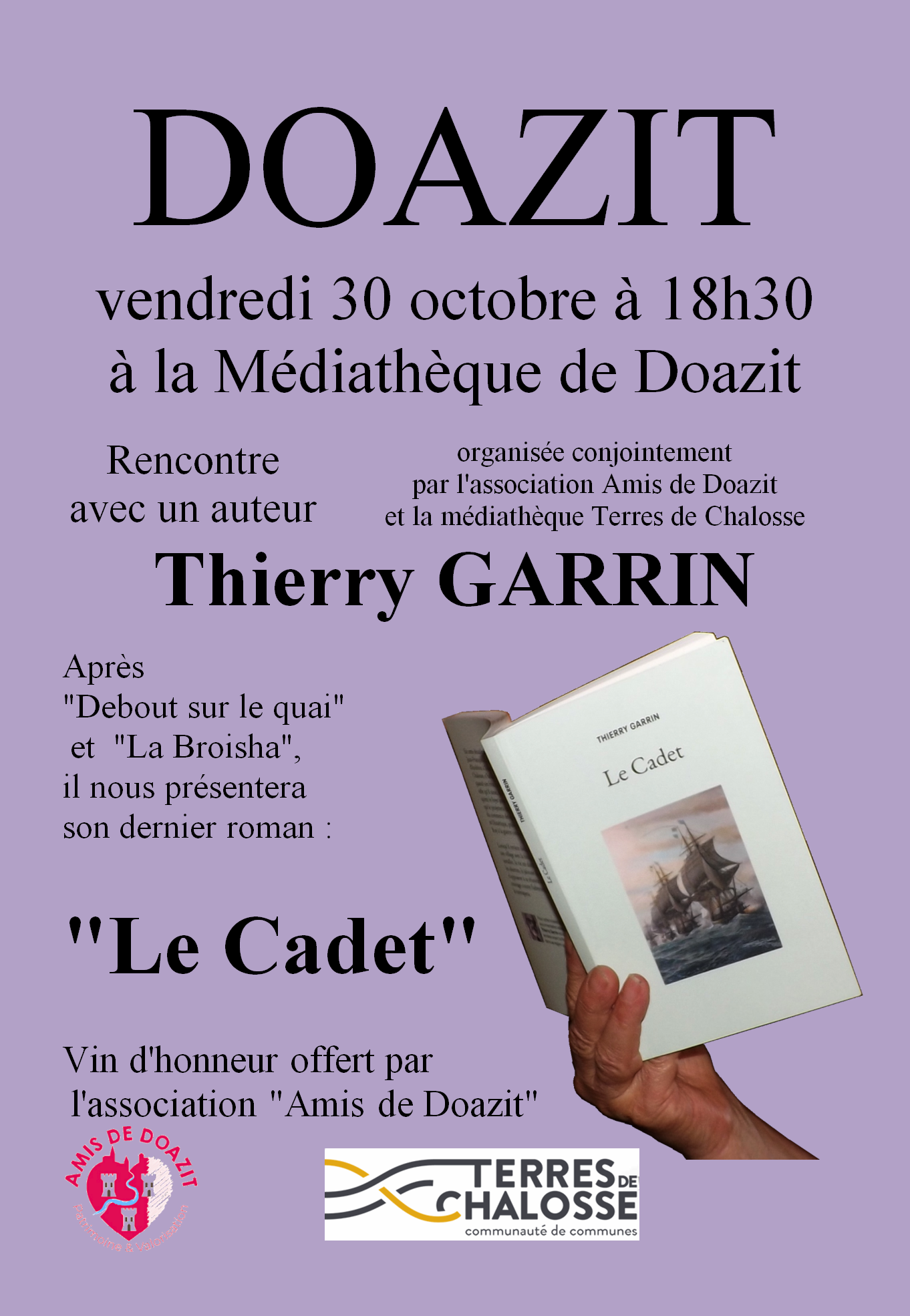 Rencontre avec l'auteur Thierry GARRIN