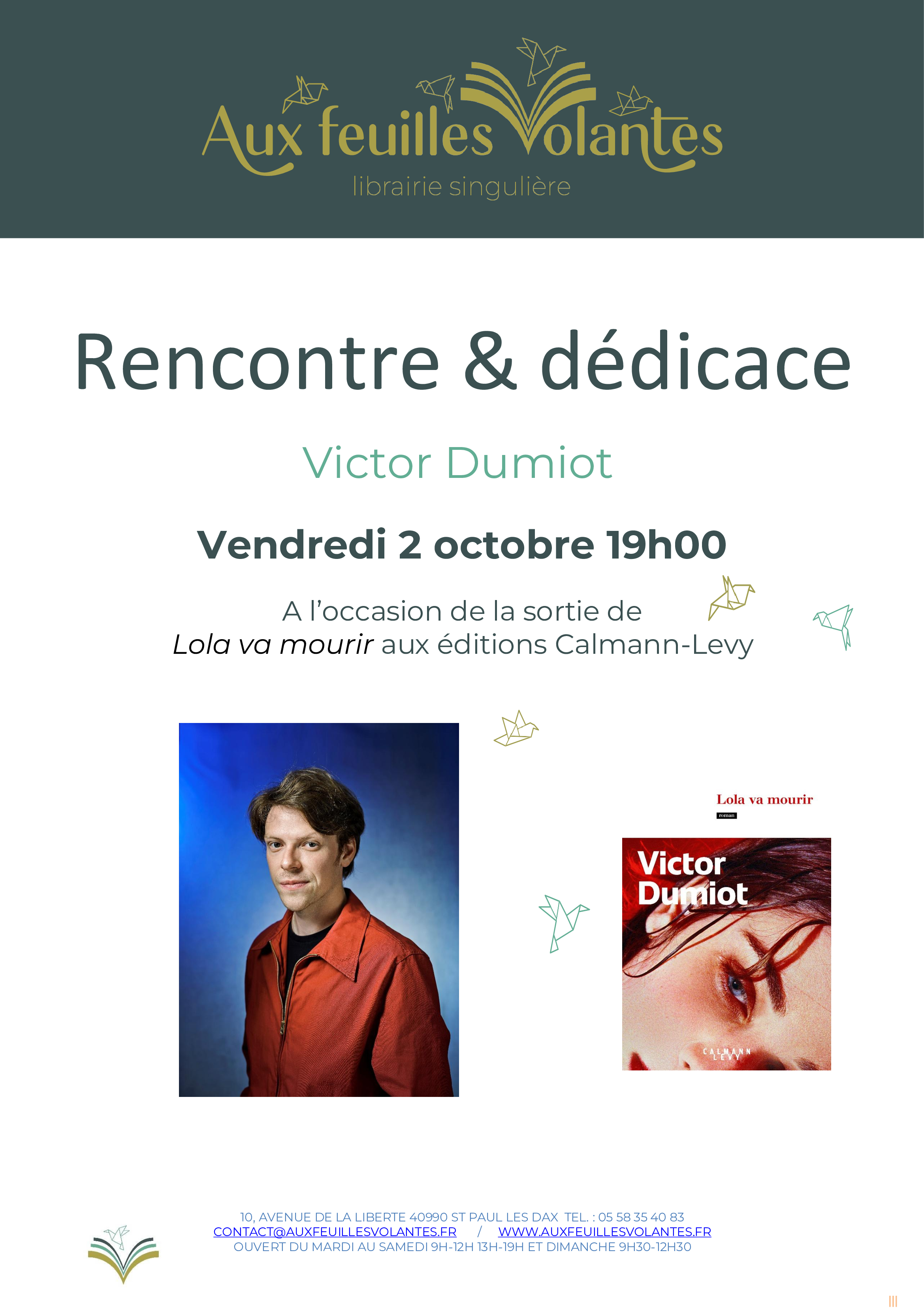 Rencontre avec Victor Dumiot
