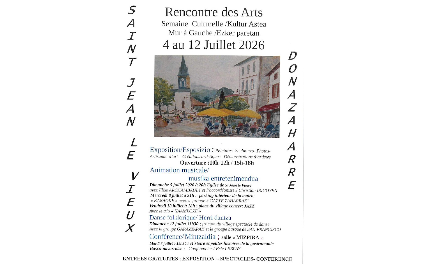 Exposition Rencontre des Arts : semaine cultur ...
