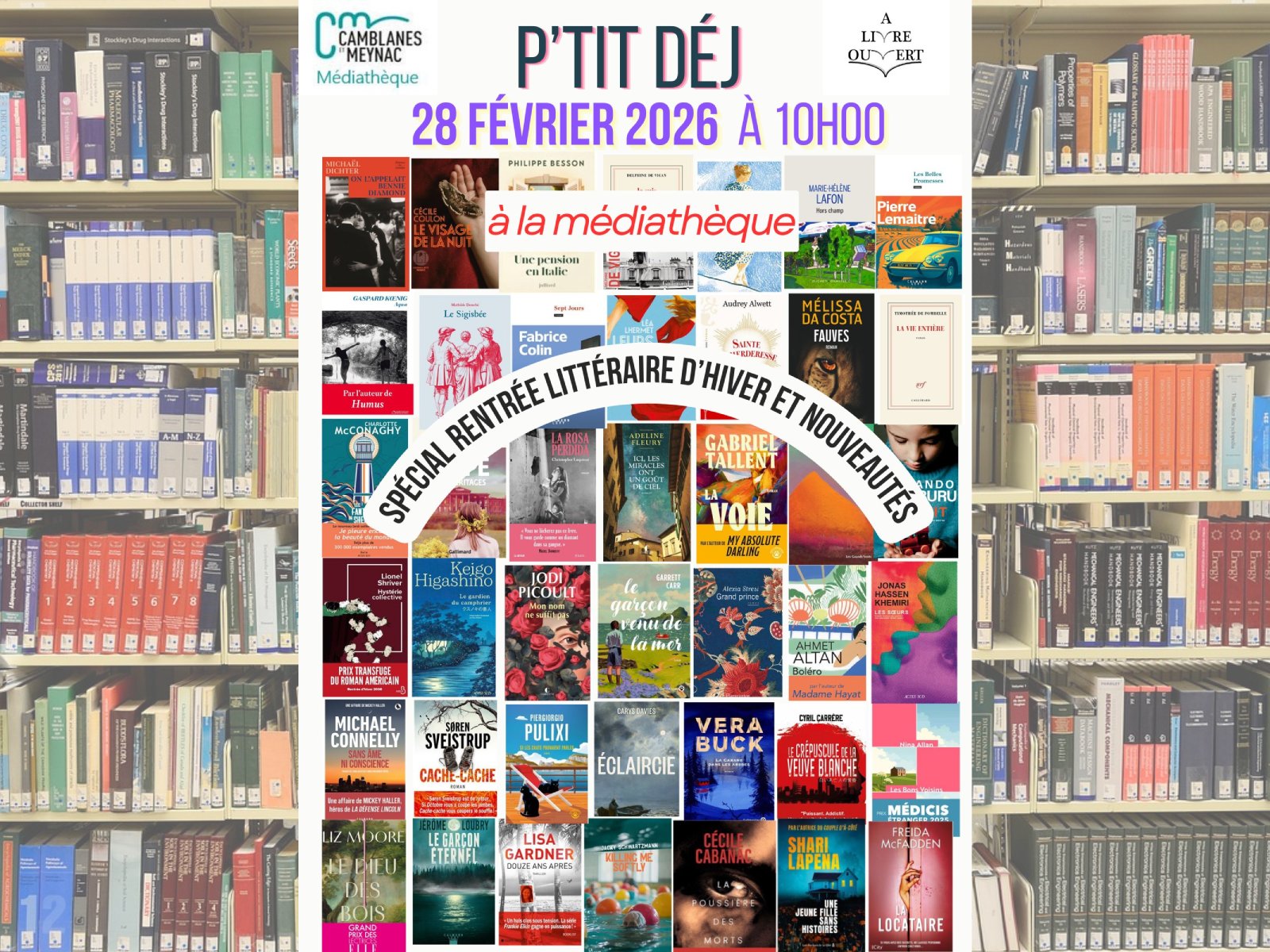 La rentrée littéraire de la médiathèque