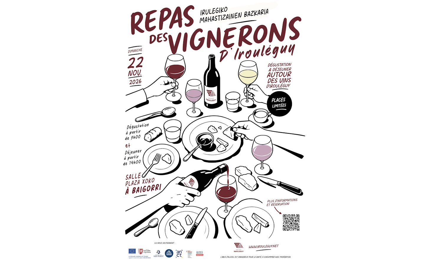 Repas des Vignerons de l’AOP Irouleguy