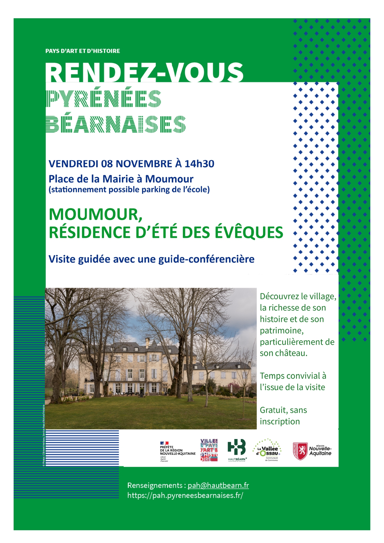 Culture et vous en Haut-Béarn : Résidence d'été des évêques d'Oloron
