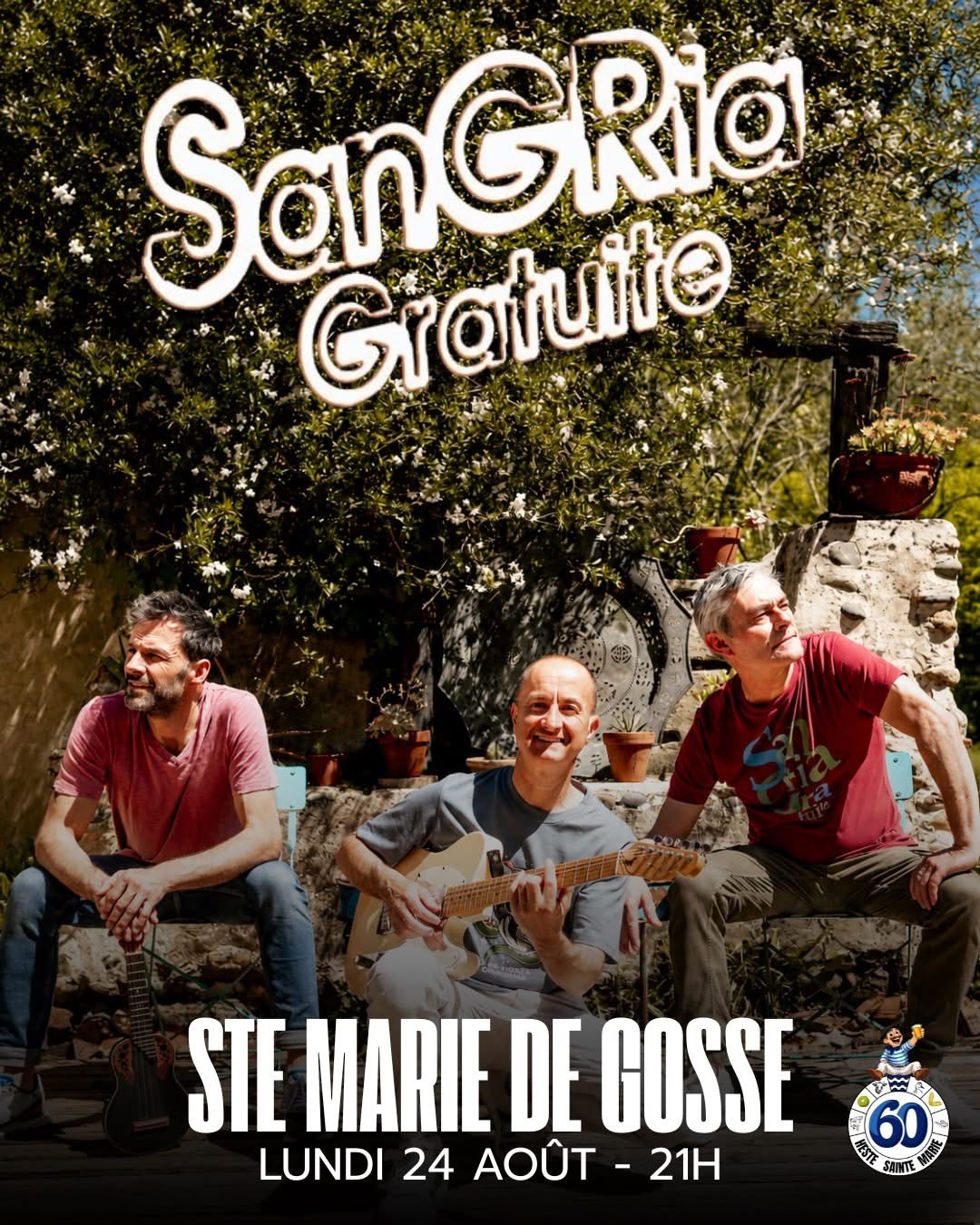 Sangria gratuite en concert