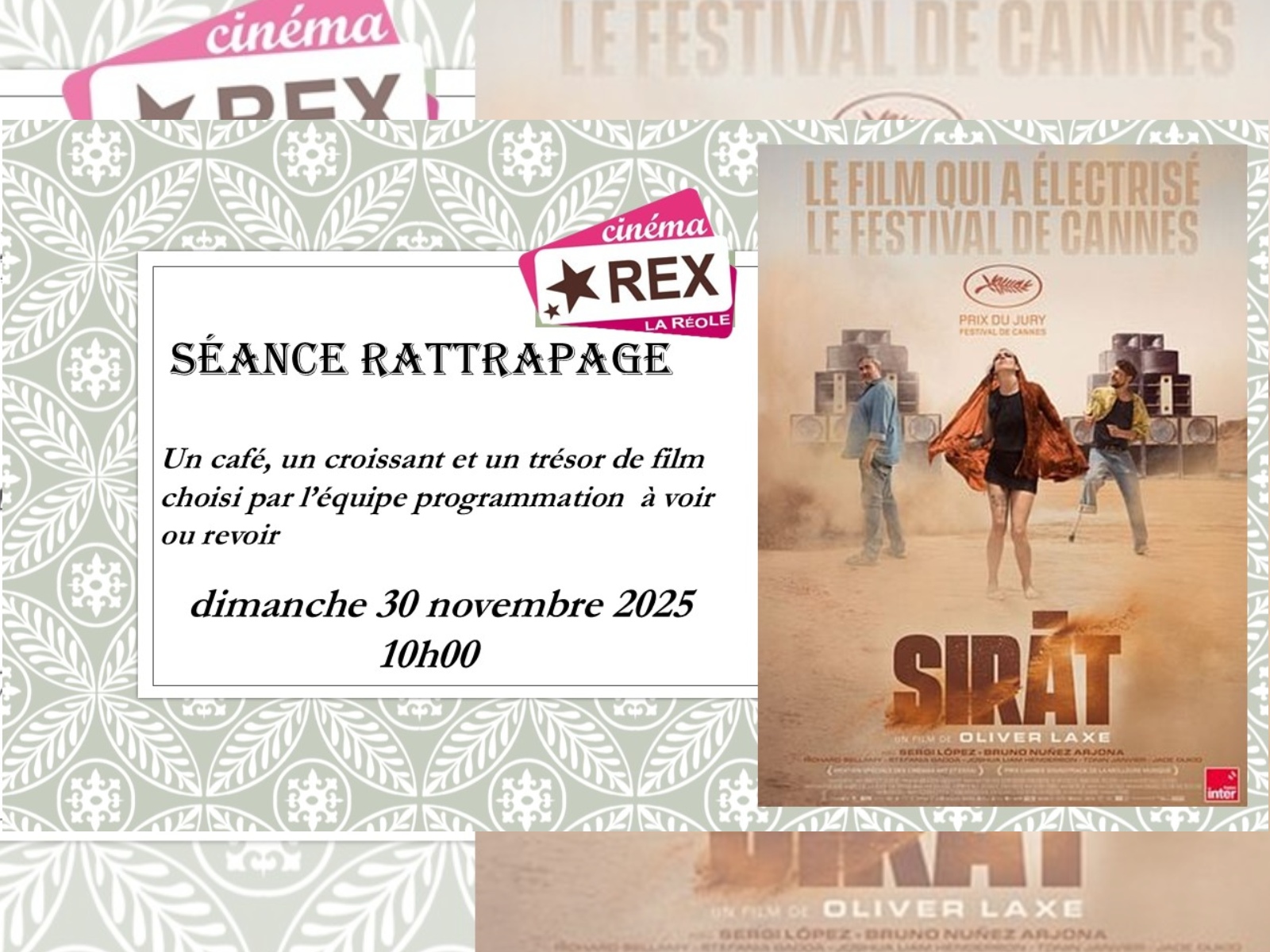 Séance de rattrapage : Sirat