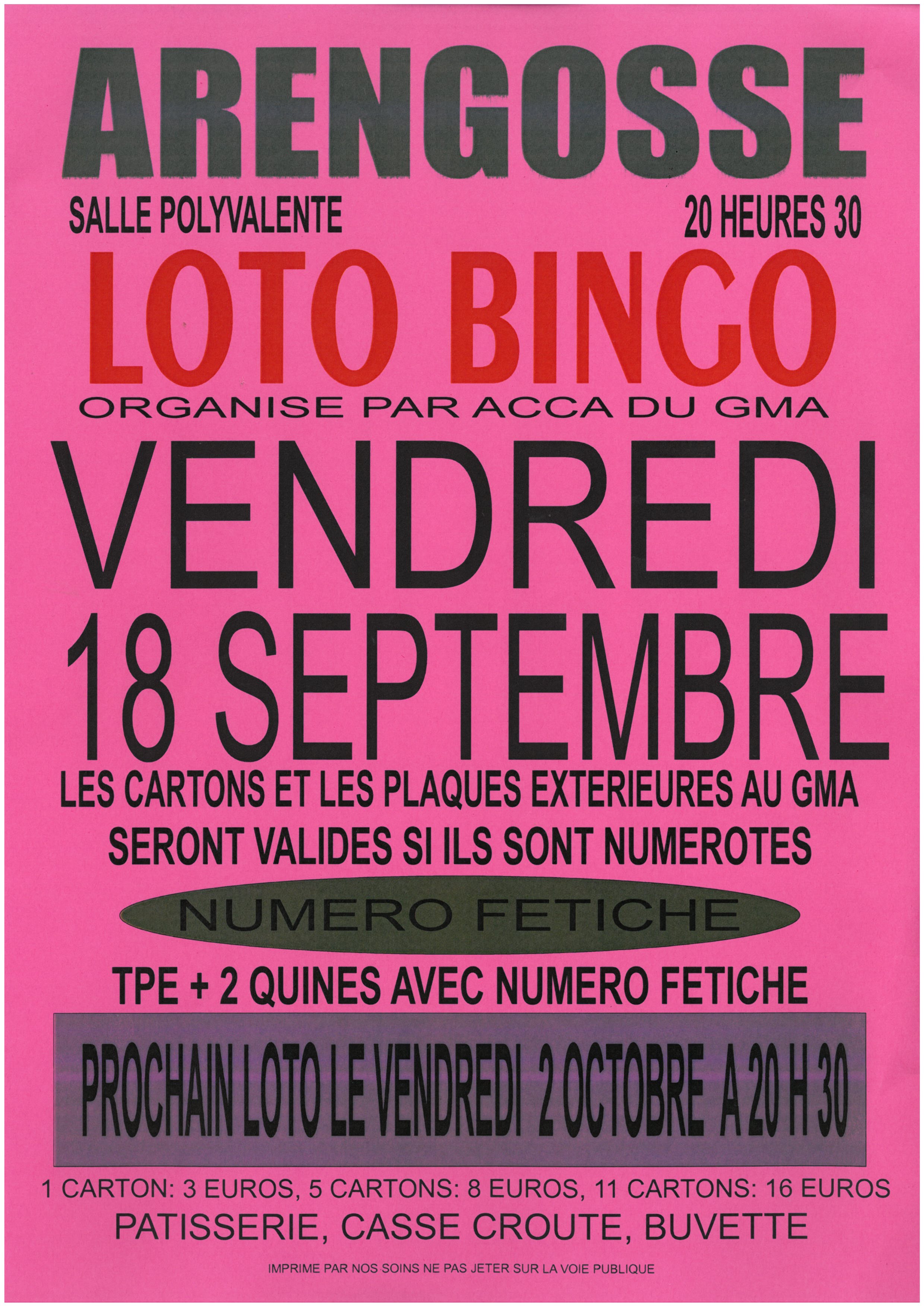Loto bingo ACCA