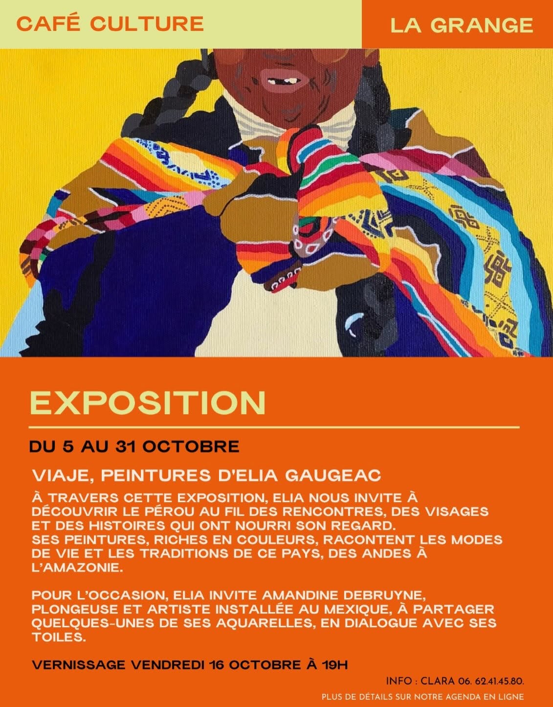 Exposition « Viaje • recuerdos en color » d'Elia Gaugeac