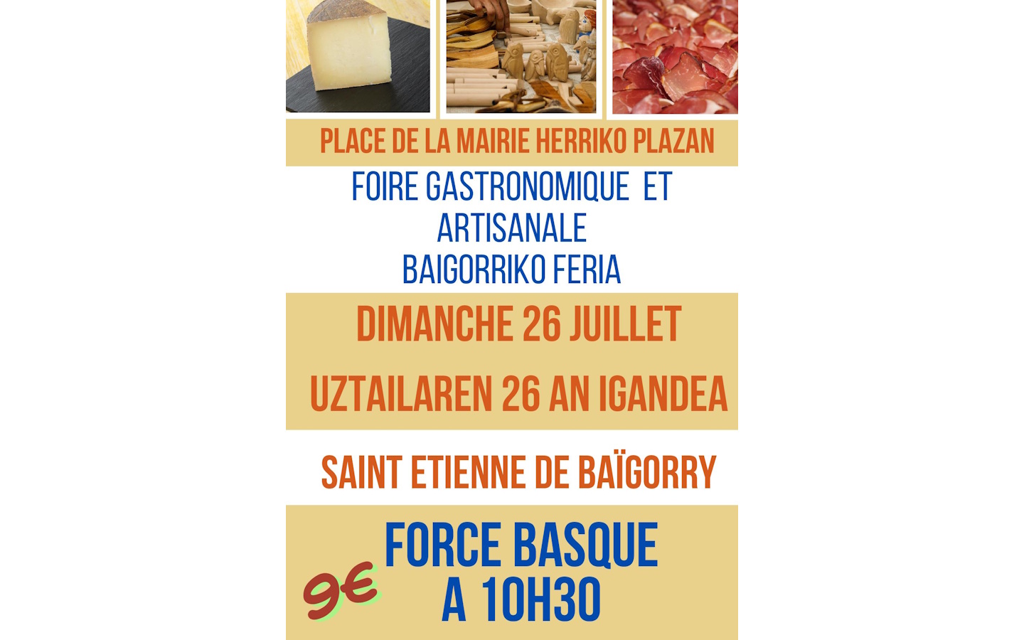 Foire gastronomique et artisanale et force bas ...