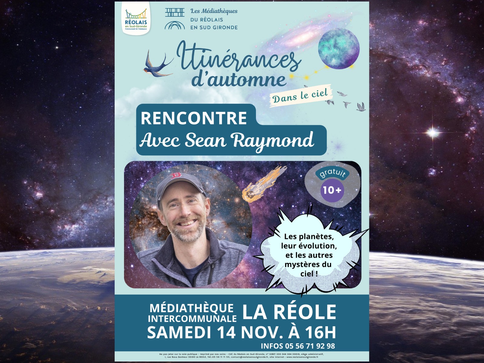 Itinérances d'automne : Rencontre avec Sean Raymond
