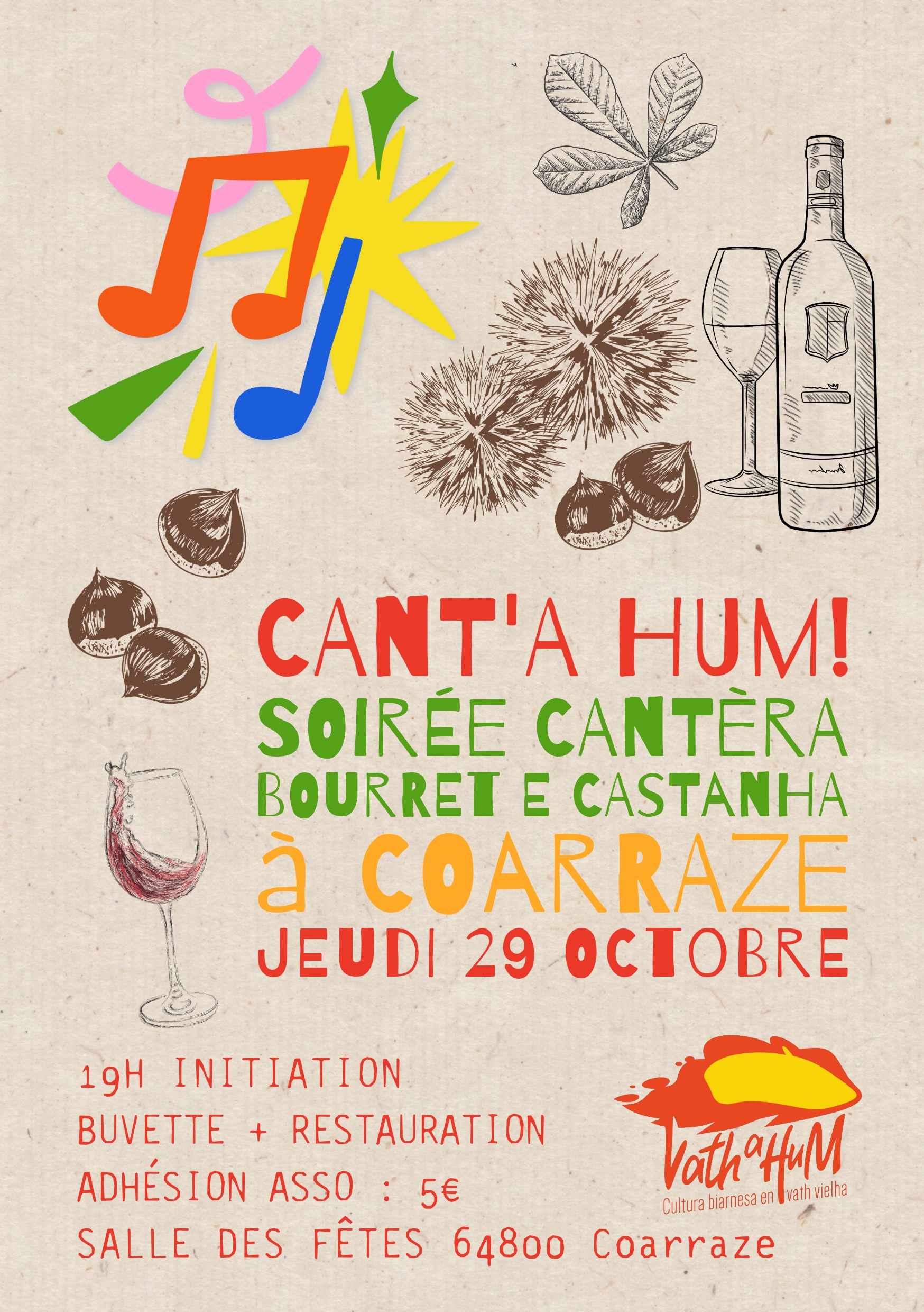 SOIRÉE CANTÈRA // CASTANHAS E BOURRET
