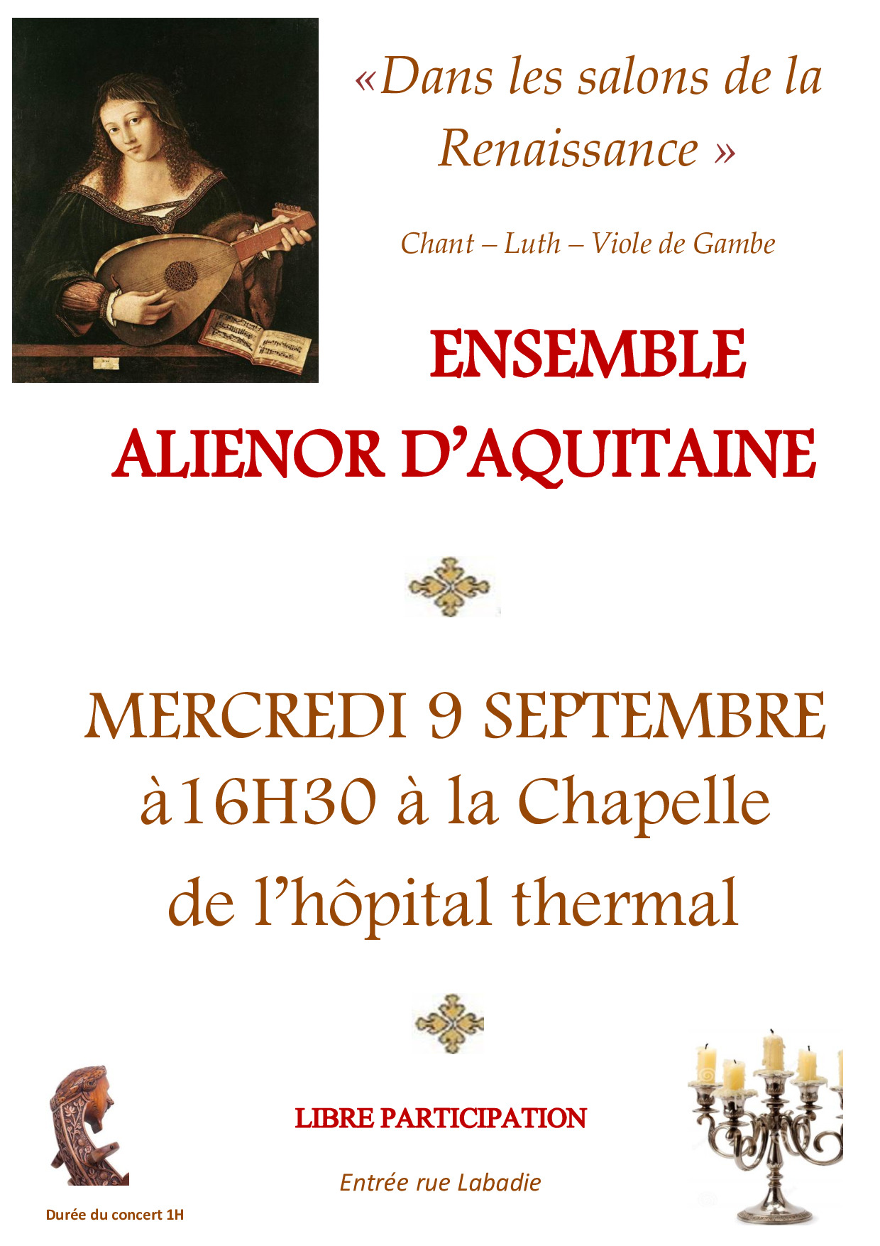 Concert : dans les salons de la Renaissance