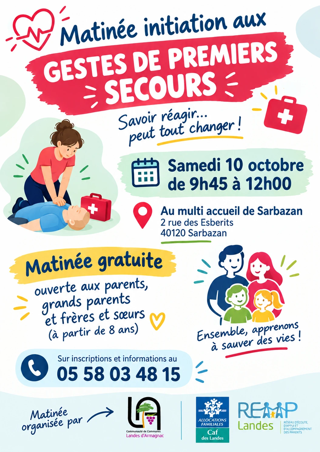Initiation aux gestes de premier secours