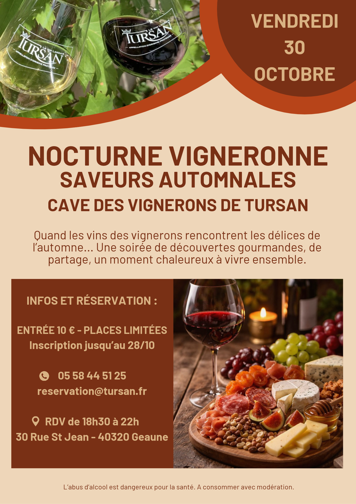 Nocturne vigneronne aux saveurs automnales