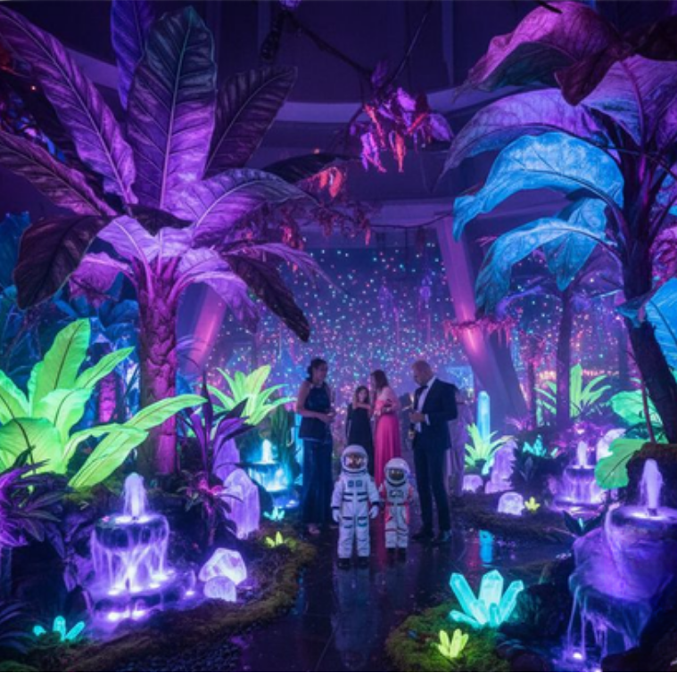 Toutes Makeuses - Scénographie Végétale Lumineuse