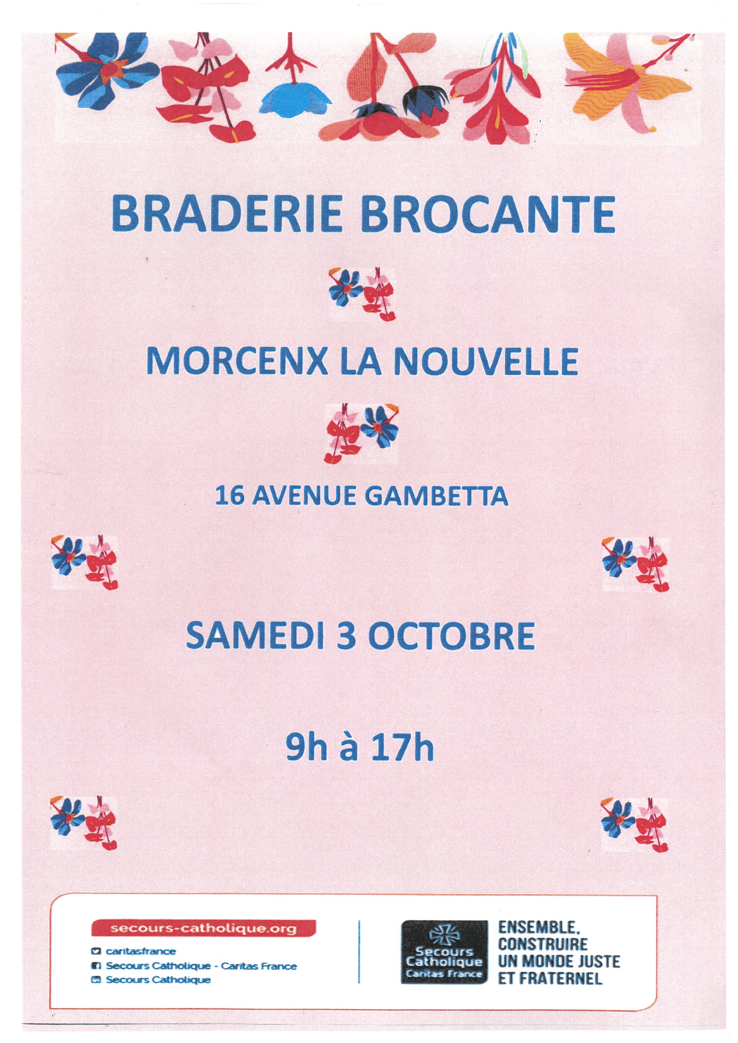 Braderie Brocante - Secours Catholique 