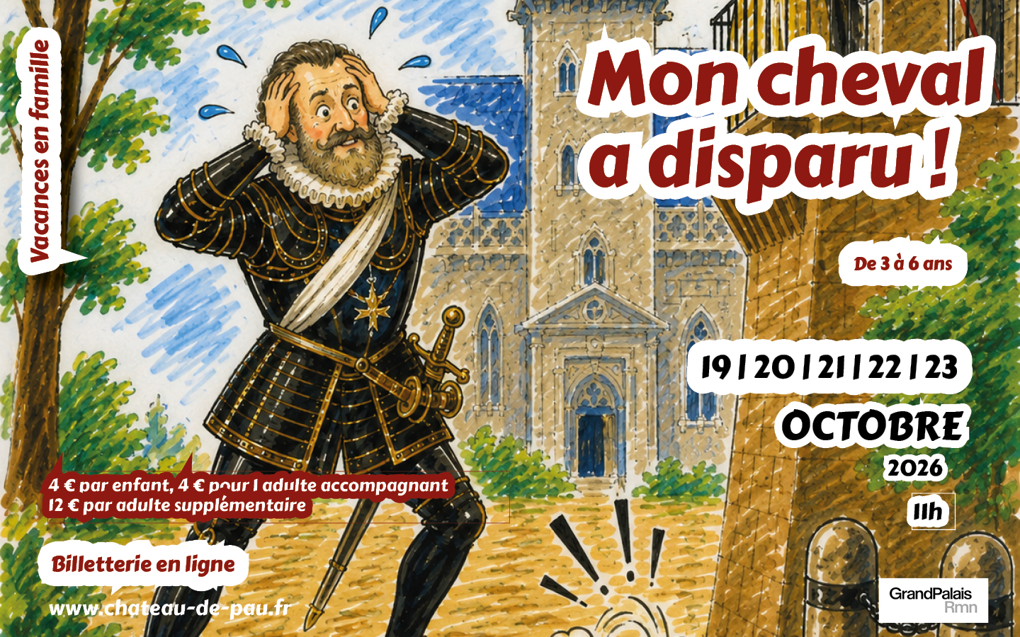 Mon cheval a disparu !