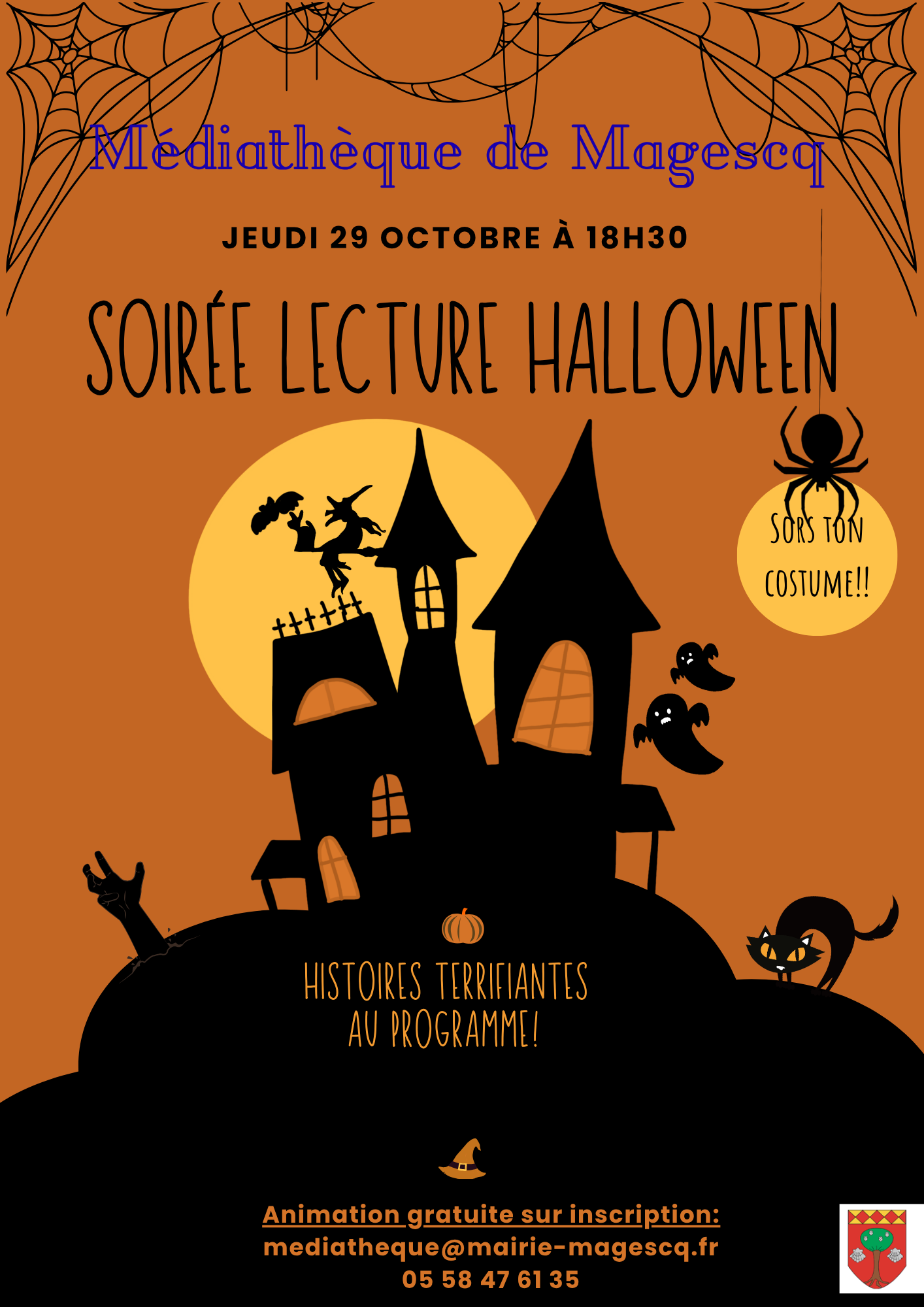 Soirée lectures Halloween