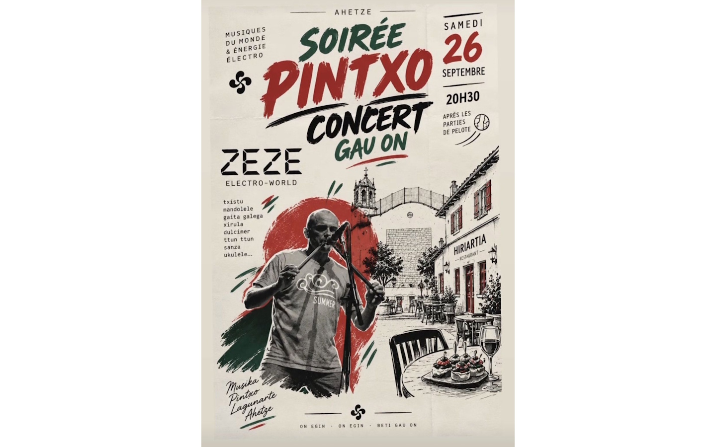 Soirée Pintxo concert
