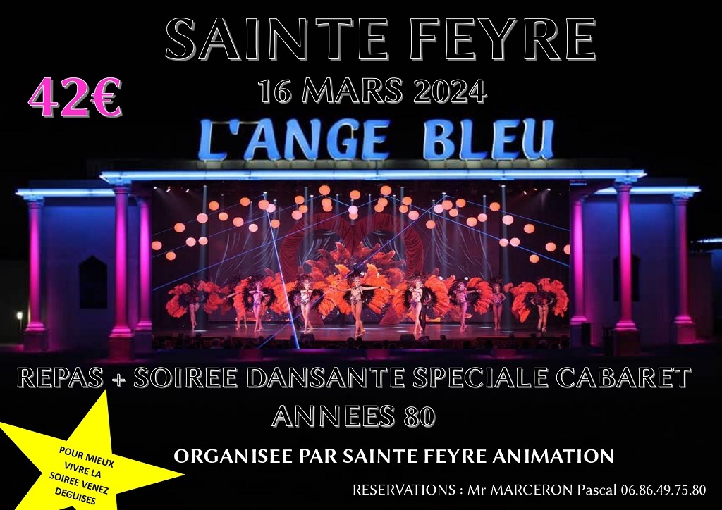 Soirée cabaret : l'Ange Bleu