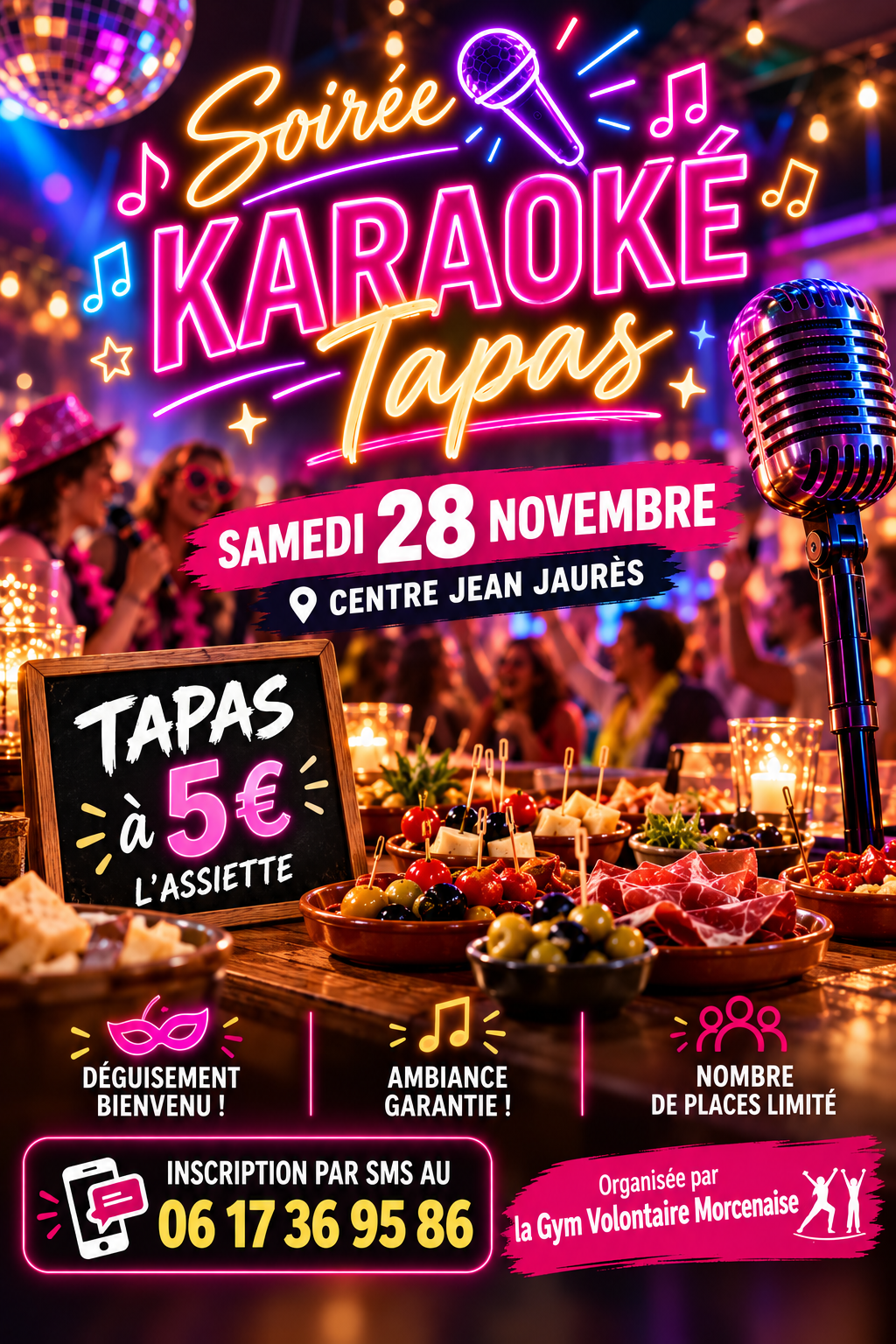 Soirée karaoké et Tapas