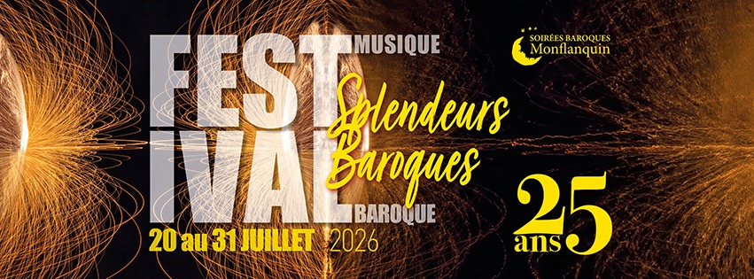 Affiche Festival Les Soirées Baroques