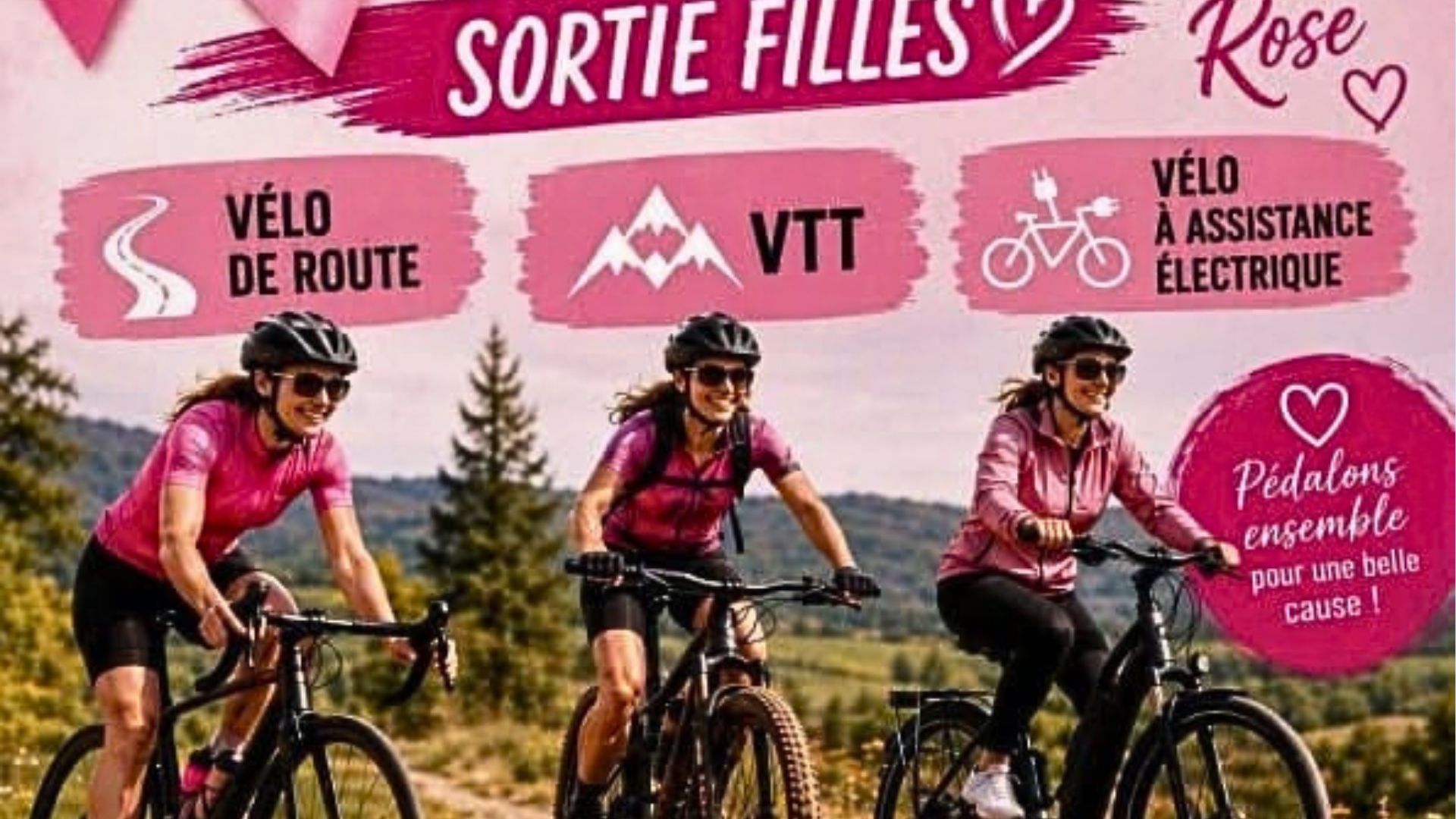 Octobre rose : Sortie à vélo