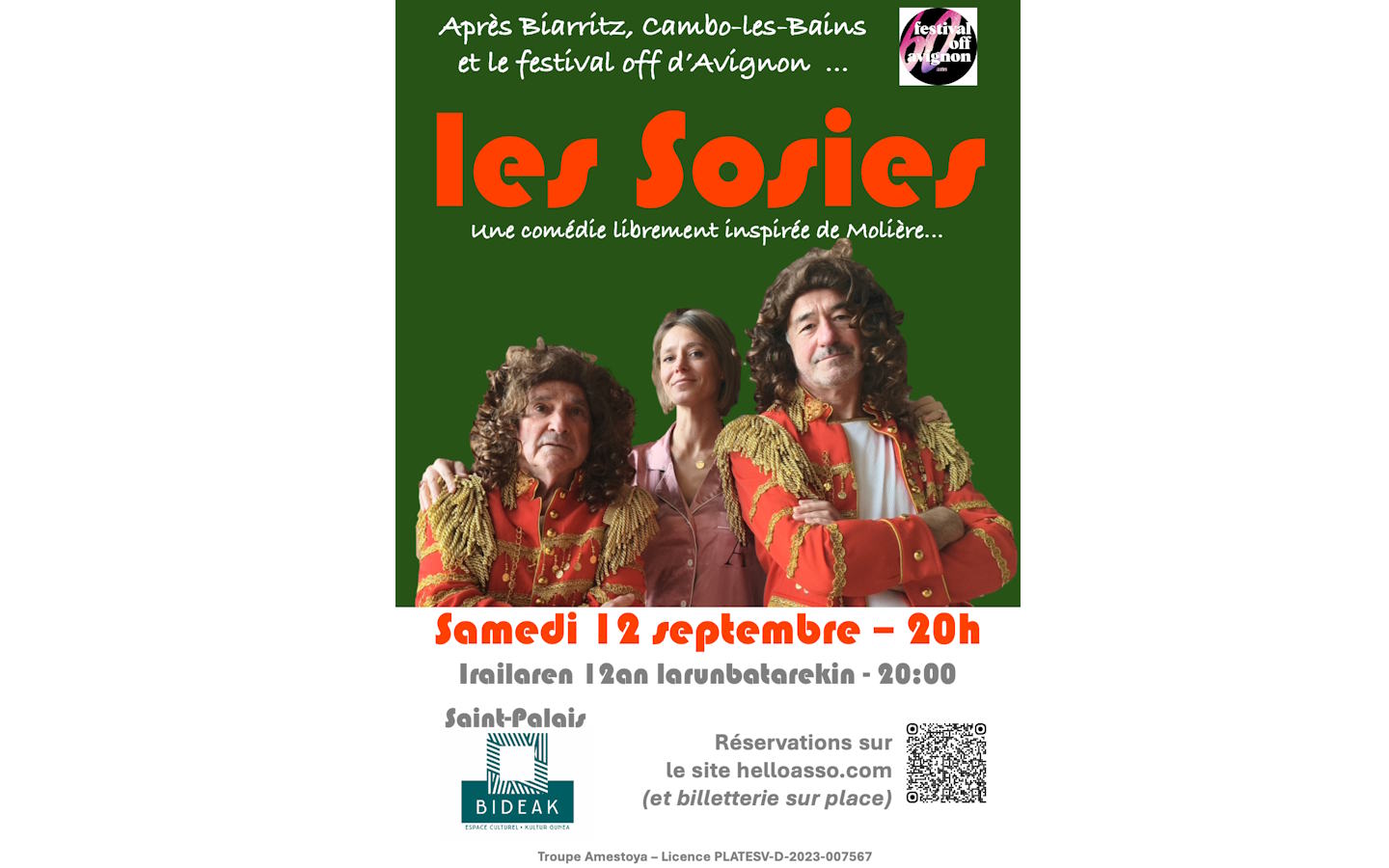 Comédie : "Les Sosies"