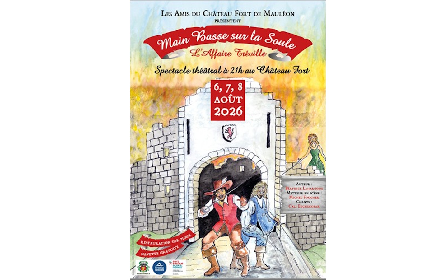 Spectacle des Amis du château : main basse sur ...