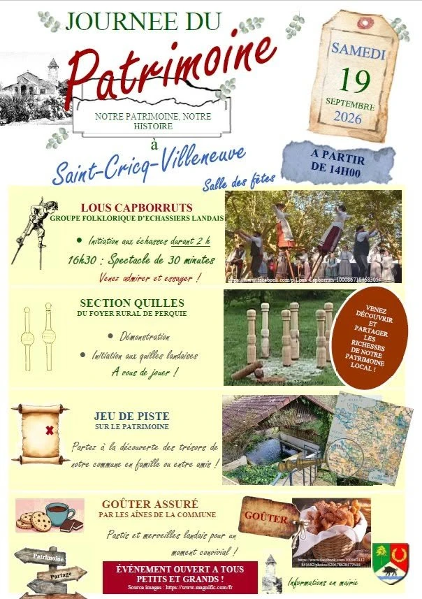 JEP : Notre Patrimoine, notre histoire