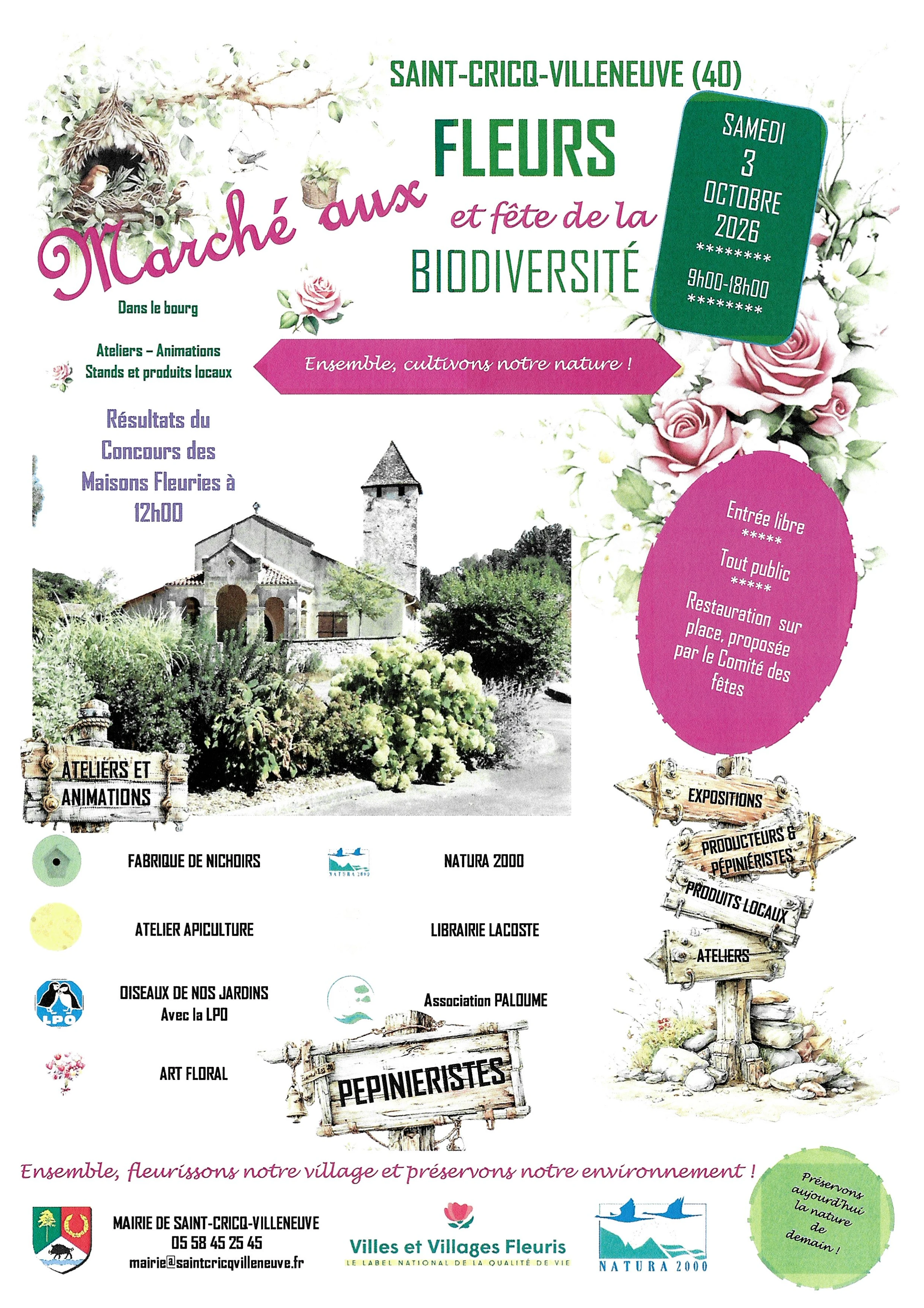 Marché aux fleurs & Fête de la Biodiversité