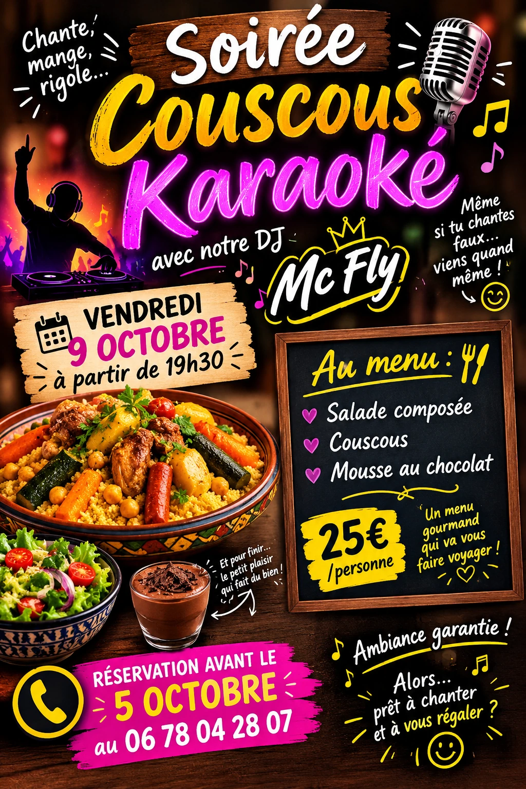 Soirée Couscous & Karaoké