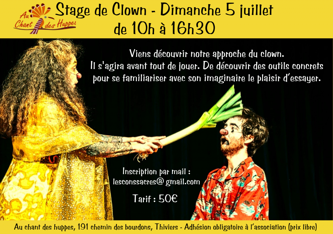 Stage de Clown avec la Cie Les ConsSacrés