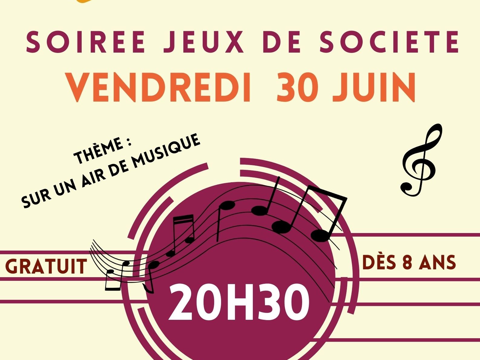 Soirée jeux de société