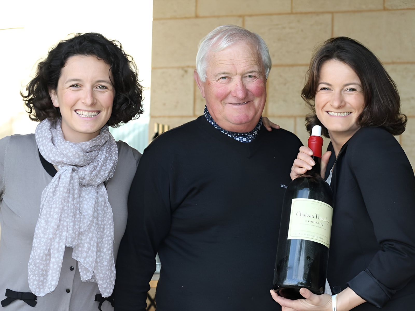 Sylvie, Francis et Marie Courselle