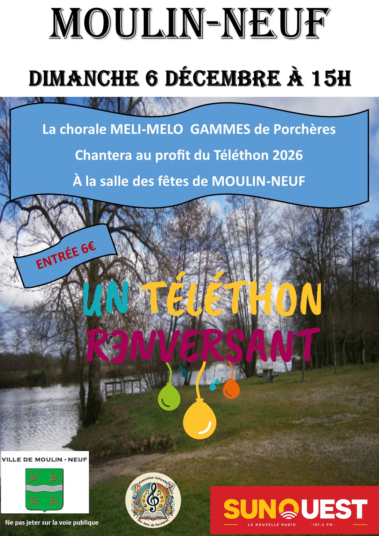Concert de la chorale Méli-Mélo Gammes pour le Téléthon