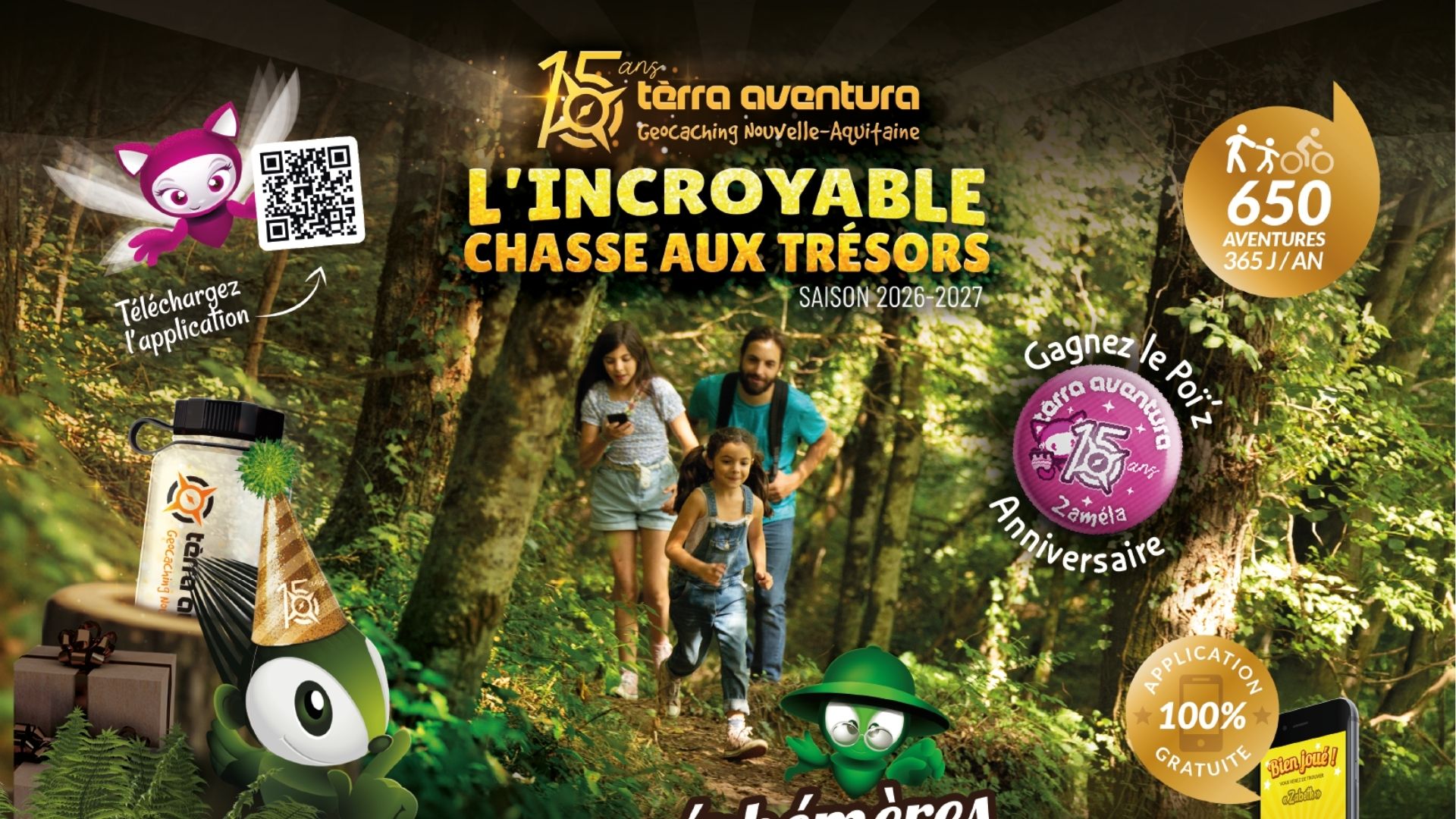 Tèrra aventura Zaméla, parcours éphémère Bastides en fête
