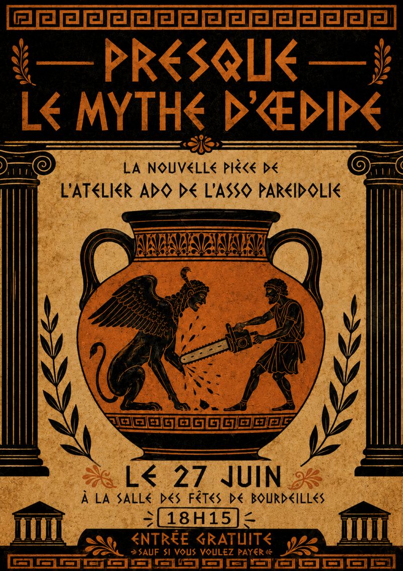 Théâtre Paréïdolie : Presque le Mythe d'Oedipe