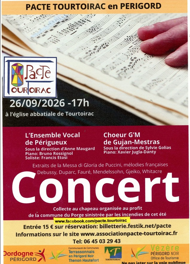 Florilège de pièces musicales du Choeur mixte de l'ensemble vocal de Périgueux