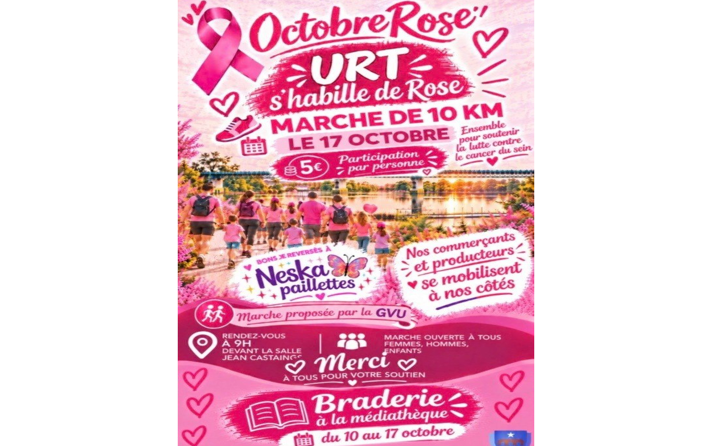 Octobre Rose : marche solidaire