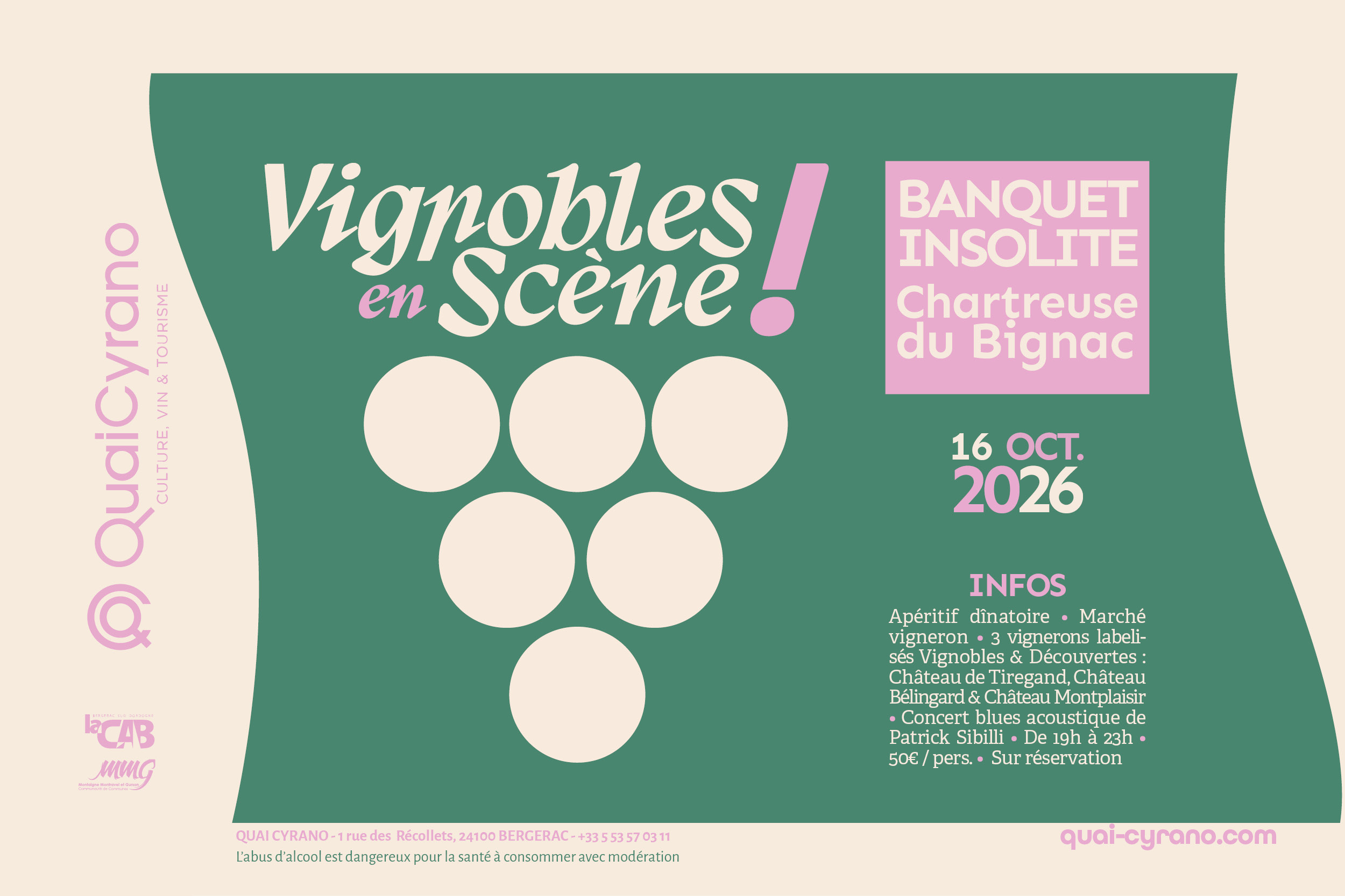 Vignobles en Scène : Banquet à la Chartreuse du Bignac