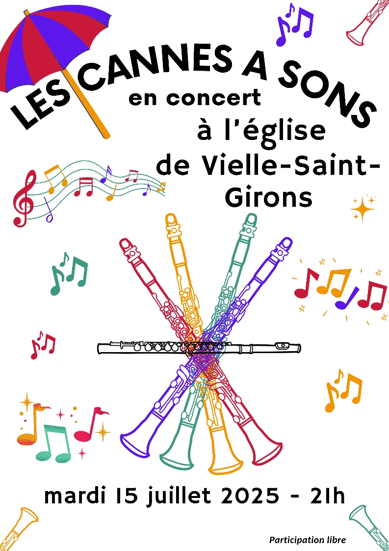 Concert "Les cannes à sons"