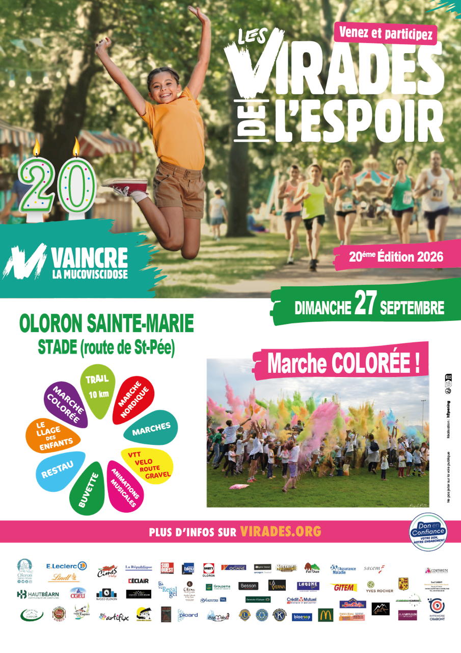 Les virades de l'espoir - 20e édition
