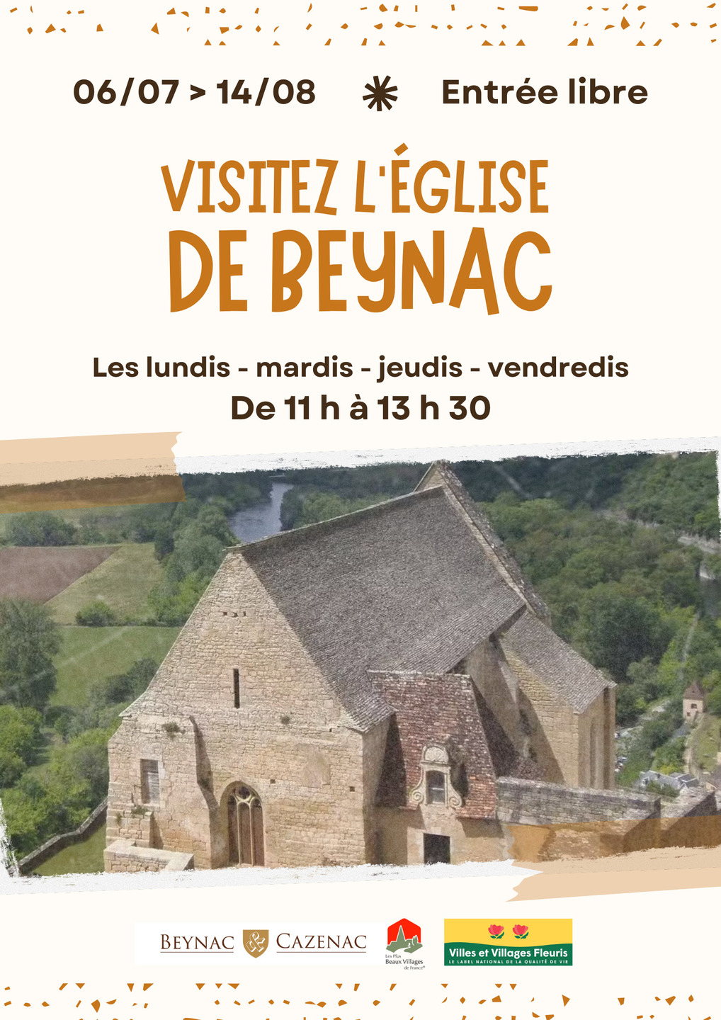 Visite de l'Eglise de Beynac