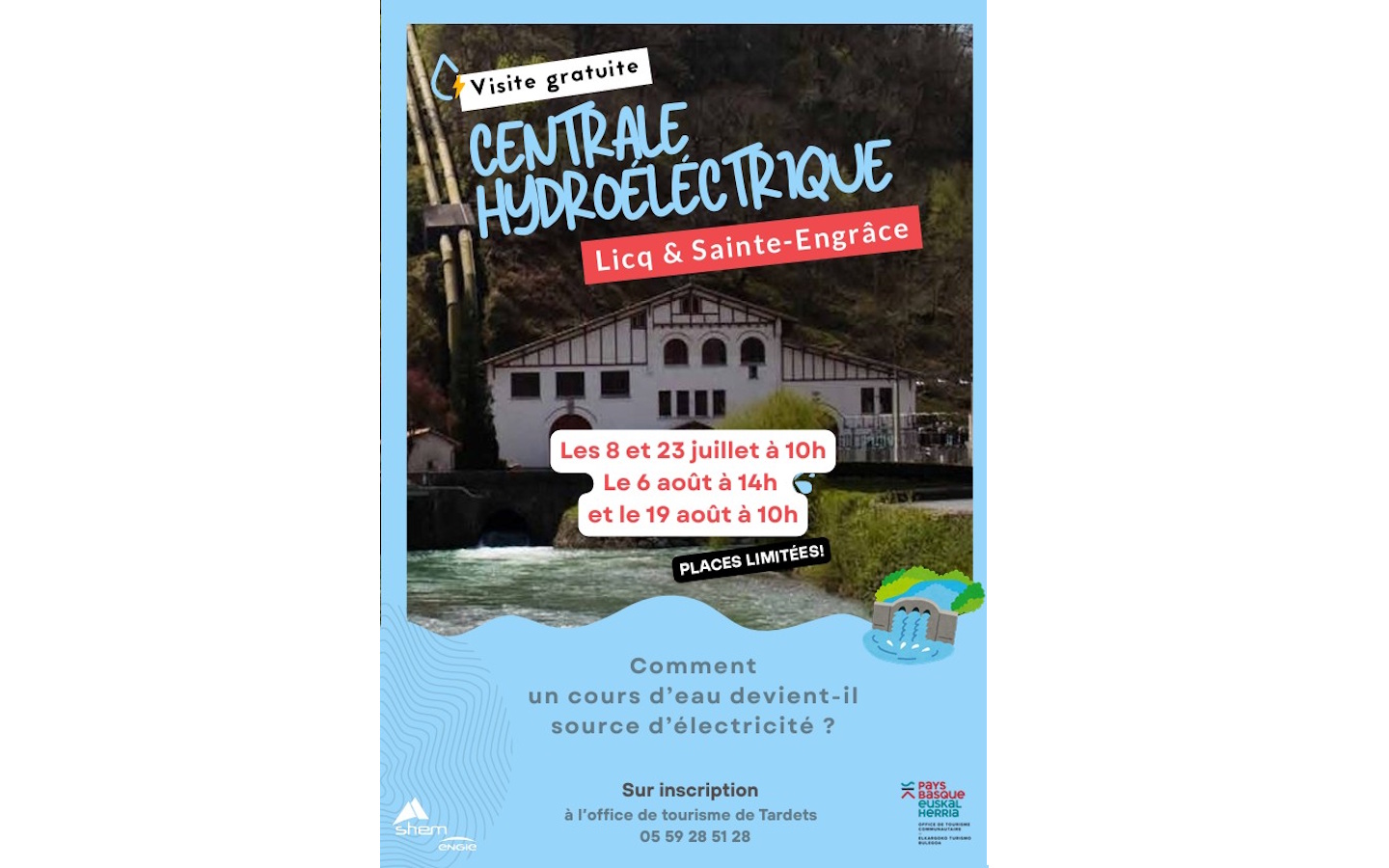 Visite de l'usine hydro électrique
