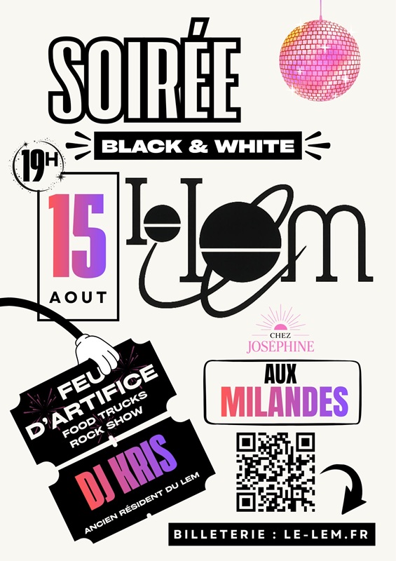 Soirée Black & White LEM : Chez Joséphine