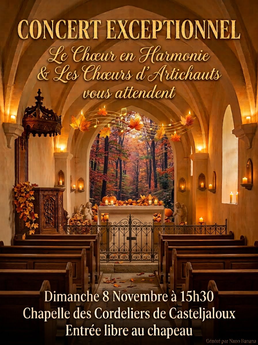 Concert exceptionnel de 2 chorales