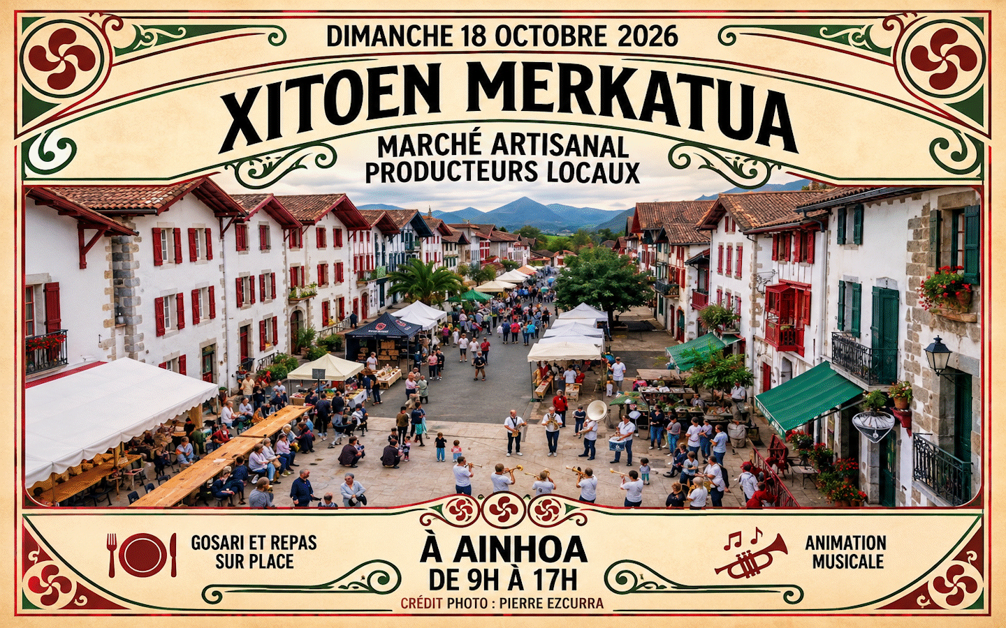 Xitoen Merkatua : Marché artisanal et producteurs locaux